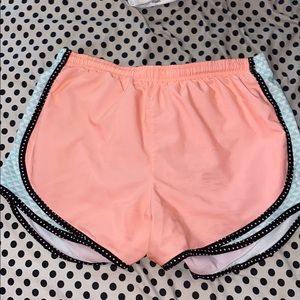 Patterned Varsity Athletic Shorts